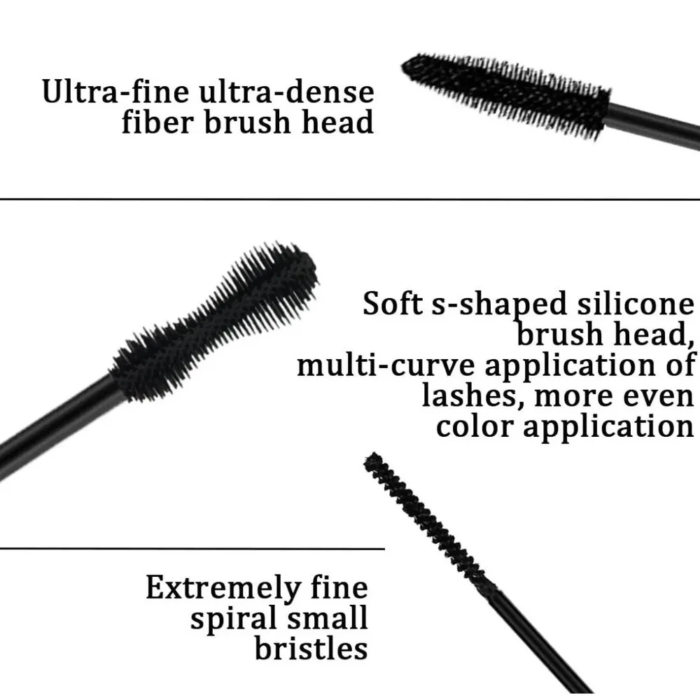 3 Different Classic Everyday Mascaras, Volume and Length‎ Long & Big - Black